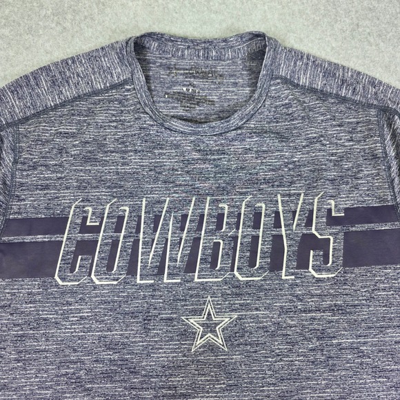Authentic Dallas Cowboys T-Shirt Men's XL Blue NFL Athletic Gym Short Sleeve - Picture 4 of 9